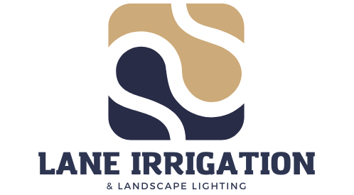 A logo for a landscape lighting company